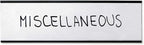 SmartSign Magnetic 'C' Channel Label Holders | 2.5" x 8" Pack of 10