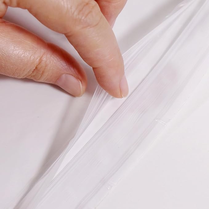 iMailer - 500 Pack 4.5"x 5.5" Packing List Envelopes -Resealable Adhesive Plastic Pouches for Shipping Labels and Document