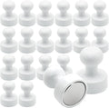 LOVIMAG Fridge Magnets 20Pcs Refrigerator Whiteboard Small Strong Magnet Classroom Kitchen Accessories Decorative Locker Set Decor Must Haves Office Calendar Refrigerador Magnetic Cute Crafts White