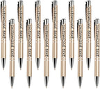 Yucold Customized ballpoint pens in bulk, personalized ballpoint pens with free engraving, for use in companies, enterprises, graduation anniversaries (Rose gold,130)