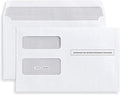 50 1099 Tax Envelopes Self-Seal Designed for printed 1099 Laser Forms - MISC - 1098-1099 R - DIV - INT, Double-Window Security For Quickbooks or Tax Software - 5 5/8 Inch x 9 Inch, 50 Envelopes