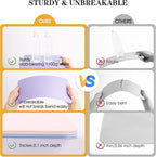 TFDLCG zm 1 PCS Purple Clipboard with Pen Holder, Standard A4 Letter Size,Nursing Clip Boards 8.5x11 Heavy Duty, Low Profile Clipboards for Women Kids Teacher, School Office Home Work