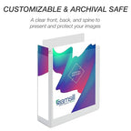 Samsill Economy 2 Inch Mini 3 Ring Binder, Made in The USA, Round Ring Binder, Non-Stick Customizable Cover, White