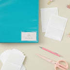 Juvale 100-Pack Clear Business Card Pockets - 3.54 x 2 in Vinyl Top-Load - Peel & Stick Adhesive Pockets for Library Cards & ID Badges - Bulk Set for Storage & Organization