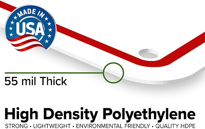 Custom Arrow,Custom Directional Sign, Right Arrow, 10x14 Inches, 55 mil thick HDPE (high density polyethylene), Made in USA by My Sign Center