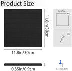 Cork Boards for Walls 48" x 36" Felt Board Alternative, 12 Pack Felt Wall Tiles Bulletin Board, Large Cork Board for Office Pin Board Tack Board Cork Boards