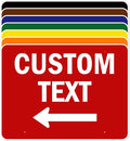 Custom Arrow,Custom Directional Sign, Left Arrow,36x48 Inches, Rust Free DiBound, Fade Resistant, Made in USA by My Sign Center