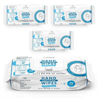 Juniper CLEAN, 3 Pack Hand Sanitizing Wipes, 216 Count Disposable Hand Sanitizer Wipes, Fresh Scent, Lint Free & Durable
