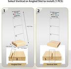 Monitor Memo Board Computer Monitor Memo Board Acrylic for Computer Monitors No Screen Damage Office Desk Accessories with Removable Design 12.6X 3.15 x 0.2 inches