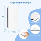 VUSIGN Magnetic Dry Erase White Board Eraser- 2 Pack, Glass Whiteboard Eraser for Dry Erase Board, Glass Board, Calendar Board, Office, Home, School Supplies