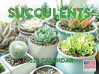 Succulent Calendar 2026 Monthly Wall Calender 12 Month | American Made In The USA