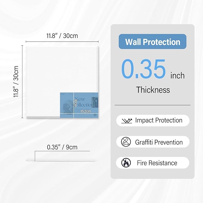 Baysola Large Cork Boards for Walls – 36" x 24" Self Adhesive Felt Wall Tiles, Ideal for Office Black Bulletin Board, Easy to Install Pin Board Photo Board
