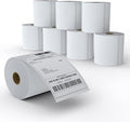 MFLABEL 4x6 Direct Thermal Shipping Labels - 8 Rolls of 450 Labels/Roll, Compatible with Zebra2844/ZP450/ZP500/ZP505, USPS/FedEx/UPS/Amazon Shipping, Smudge-Resistant & Permanent Adhesive