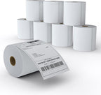 MFLABEL 4x6 Direct Thermal Shipping Labels - 8 Rolls of 450 Labels/Roll, Compatible with Zebra2844/ZP450/ZP500/ZP505, USPS/FedEx/UPS/Amazon Shipping, Smudge-Resistant & Permanent Adhesive