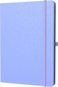 ONAVIA A4 Lined Journal Notebook, 8mm Ruled Notepad, Journaling for Writing, Work, School, Travel and Note Taking, Hardcover 160 Pages (80 Sheets) 8.27 x 11.6 inches (Cornflower Blue)