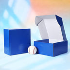 PHAREGE 8x8x4 inch Gift Shipping Boxes Bulk 25 Pack Blue, Tab Lock Tuck Top Mailing Boxes for Packaging Small Business, Small Cardboard Mailer Boxes for Wrapping Present
