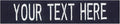 Custom Uniform Name Tapes Solid Colors. Made in The U.S.A. Ships Under 24 Hours. Blue Webbing, 4 Inch Hook Fastener (Uniform Ready Fastener)
