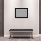 Amanti Art Black Framed Magnetic Board 21x27 Medium Vision Board for use with Magnets, 100% Metal Sheet to Display Items as Office Decor or for Home Organization in mudroom, Kitchen or Kids Room