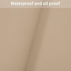 Zinkooat Leather Desk Mat,1.8mm Thick,12x60 Inch Desk Cover,Desk Protector Mat,Dresser Cover Top,Dresser Top Cover,Dresser Top Protector,Desk Covers On Top of Desks(Light Brown+Gray,12×60)