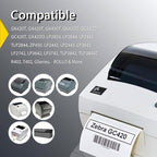 BETCKEY - 3" x 1" UPC Barcode & Address Labels Compatible with Zebra & Rollo Label Printer,Premium Adhesive & Perforated[Yellow, 6 Rolls, 8250 Labels]