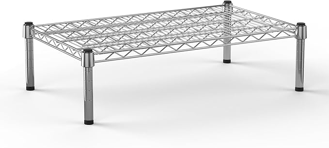 Regal Altair 18''W x 30''L x 8''H Chrome Plated Wire Dunnage Rack | Off The Floor Storage