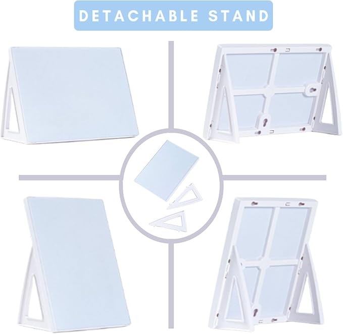 Dashify Desktop Dry Erase Board, Small Whiteboard with Stand, A5 Size 8.3 x 5.8 Inches with A Dry Erase Marker