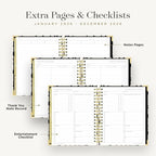 Day Designer 2026 Weekly Planner – Premium Planner for Stylish Organization. Combines Weekly & Monthly Calendars, Daily Schedule, Notes Pages, Goal Setting, Stickers, Pocket & More. Elegant Laminated Cover with Gold Accents (Painted Leopard Design - 2026)