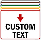 Custom Arrow,Custom Directional Sign, Down Arrow,36x48 Inches, Rust Free DiBound, Fade Resistant, Made in USA by My Sign Center