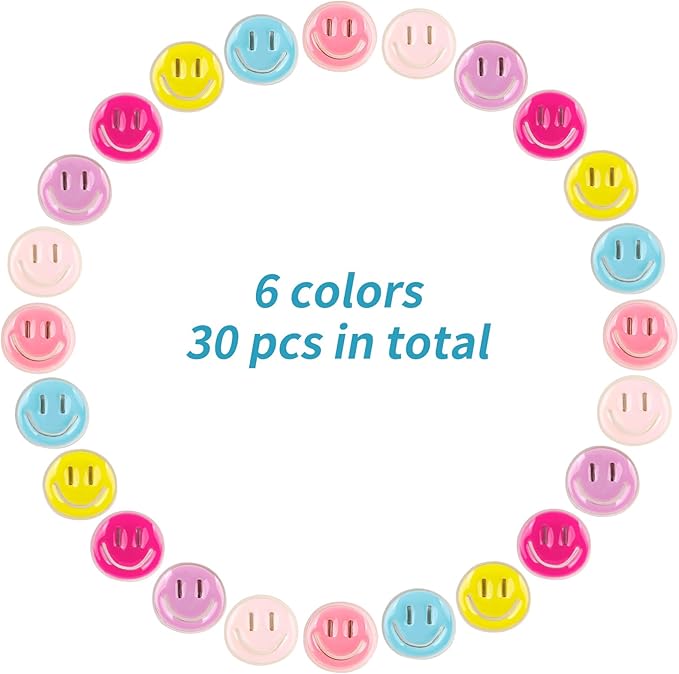 Push Pins,30pcs Push Pins for Cork Board Decorative Thumb Tacks Cute Fun Thumb Tacks Decorative for Photo Wall, Feature Wall,Map, Bulletin Board, Office or Home (Mix)