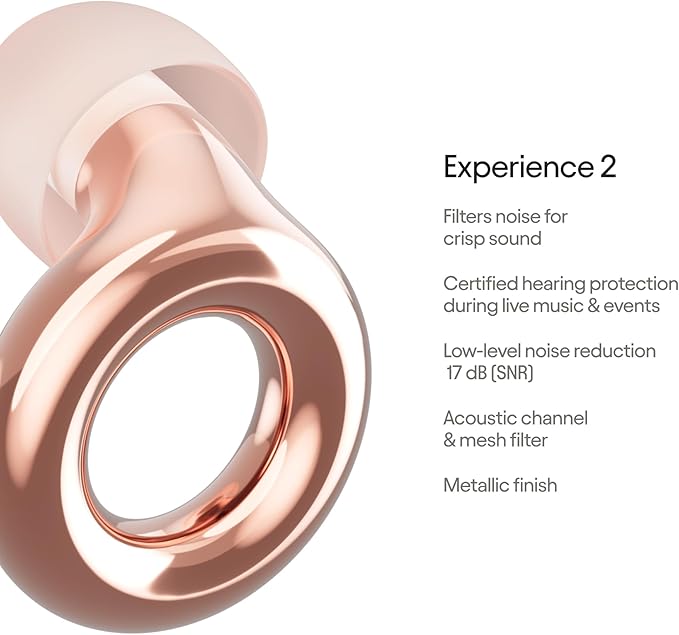 Loop Experience Link Bundle - Reusable Ear Plugs for Concerts, Live Events, Festivals, Motorcycles, Noise Sensitivity & More | 18 dB Noise Reduction