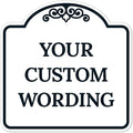 Custom Decorative Sign, Personalized Metal Sign for Business, Driveway, Home, Airbnb, Office Door Plaque,Black Border Sign, 24x24 Inches, ACM, Fade Resistant, Made in USA by Sigo Signs