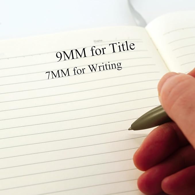 SLFreMint Premium Hardcover Notebook with Pen and Pen Holder Clip, Card Pockets, 240 Pages, College Ruled, 80GSM, Leather Note Book for Work, Study, Diary and Other Scenarios, Suitable Journal for Both Men and Women