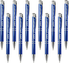 Yucold Customized ballpoint pens in bulk, personalized ballpoint pens with free engraving, for use in companies, enterprises, graduation anniversaries (Royal blue,13)