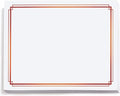 PaperDirect Foil Elegance Specialty Certificates, 50 Sheets of 38lb White Paper, 8½" x 11", Double Red Foil Border, Perfect for Awards, Students, Employees, Volunteers, Course Completion, Diplomas