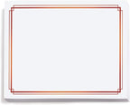 PaperDirect Foil Elegance Specialty Certificates, 50 Sheets of 38lb White Paper, 8½" x 11", Double Red Foil Border, Perfect for Awards, Students, Employees, Volunteers, Course Completion, Diplomas