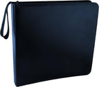 Ursae Minoris 3 D-Ring Large Format Zipper Binder for Up to 600 Sports/Trading Cards - Dark Blue
