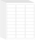 L LIKED Printable Address Labels, 1" x 2-5/8", 1,500 Labels, 30 per Sheet, Mailing Labels for Envelopes (50 Sheets)
