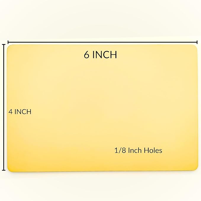 Custom Engraved Electrical Panel Labels with Mounting Holes – Durable 2-Tone Acrylic Breaker Box, Meter, & Equipment Tags – Electrical ID Plates & Utility Nameplates (4 INCH x 6 INCH)