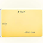 Custom Engraved Electrical Panel Labels with Mounting Holes – Durable 2-Tone Acrylic Breaker Box, Meter, & Equipment Tags – Electrical ID Plates & Utility Nameplates (4 INCH x 6 INCH)