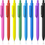 Piochoo Pens, 0.5mm Black Ink Gel Pens, Quick Dry No Smudge, Smooth Writing Comfortable Grip Pen for Journaling and Note Taking, Cute Aesthetic Best Gifts for Women Nurses Teachers