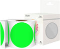 3 Inch Round Color Coding Labels (500 per Roll) - Colored Dot Stickers Round Labels for Inventory, Warehouse, Office Organizing - Fluorescent Green Circle Stickers