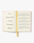 Intelligent Change - 3-Month Productivity Planner, Productivity Tools for Time-Management and Mindfulness, Daily To-Do List, A5 Undated Quarterly Planner (Pink)