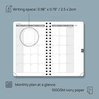 POPRUN Pocket 2026 Planner (Small Size- 4'' x 6.25'') Weekly and Monthly for Purse - Calendar 2026 (Jan. 2026 - Dec.2026) with Soft Cover, Plastic Ruler - Pink