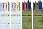 FIOVER Colored Pens, 24 Pack Colorful Gel Pens, Quick-Dry 0.7mm Medium Point for Journaling, Note Taking, Doodling, Aesthetic Office School Supplies, Gifts for Women Men(24PCS Aesthetic+Vintage)