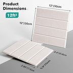 Lunarthos Felt Wall Tiles,12 Pack 12"x12"x0.4" Cork Borad Tiles with Self Adehesive Backing，Soundproof Corkboards for Office Home School（Camel）