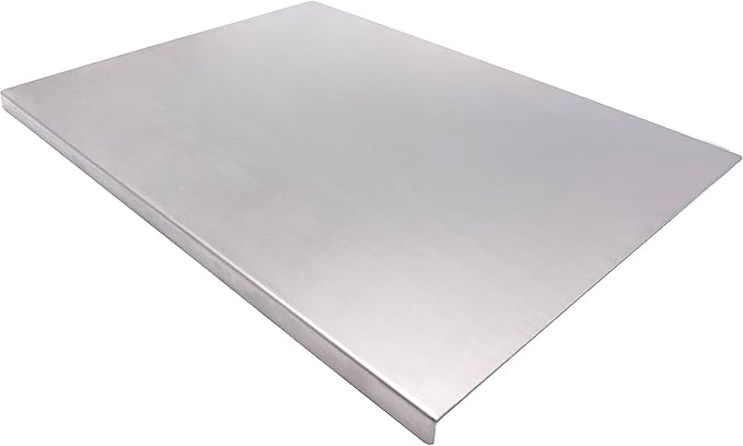 BILLAMB Stainless Steel Cutting Boards for The Kitchen, Suitable for Meat, Fruits, Vegetables, Bread, and Baking Large-sized Cutting Boards (90 x 58cm/35.5 x 22.8 in)