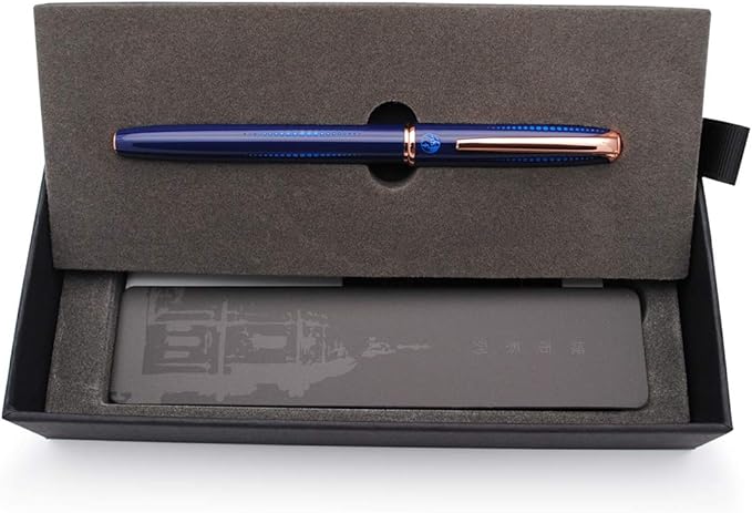 czxwyst Picasso 916 Malage Fountain Pen Original Box New Version (Starlit Night Blue, Medium Nib 0.7mm)