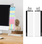 2pcs Office Desk Accessories Monitor Memo Board Computer Message Board Office Supplies for Women Men Computer Sticky Note Holder Home Desktop Message Office Decor (Rabbit Monitor Memo Board)