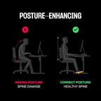 Adjustable Under Desk Foot Stool - Ergonomic Foot Rest with 7 Angles - Walnut