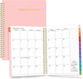SUNEE 2026-2027 Planner - 24 Months (Jan 2026 - Dec 2027) - 7"x10" Monthly Spreads & Yearly Planner, Pink